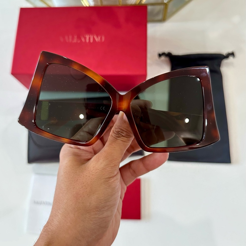 Valentino Butterfly sunglasses HAVANA